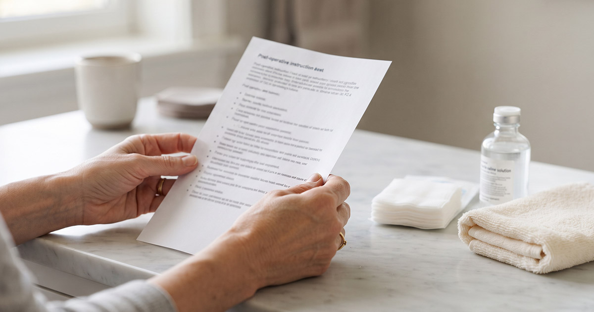 Follow Your Surgeon’s Wound Care Instructions